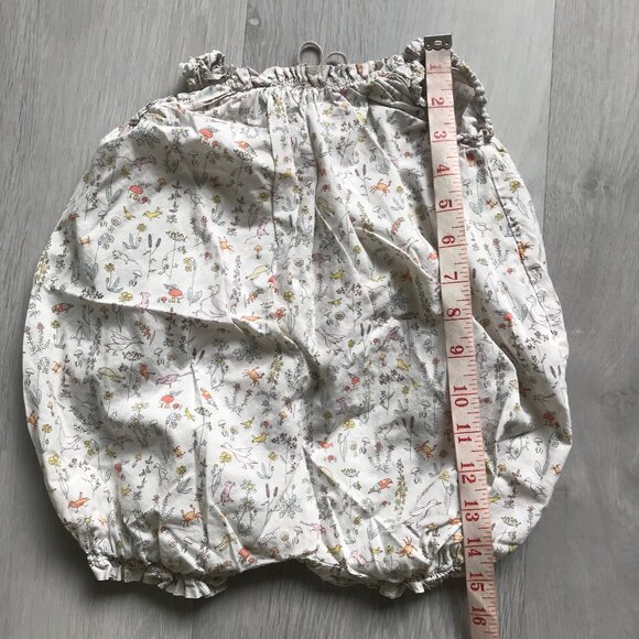 MAKIE BABY GIRL BALLOON ROMPER SLEEVELESS FLORAL TIE 12/18 MO - Picture 6 of 8